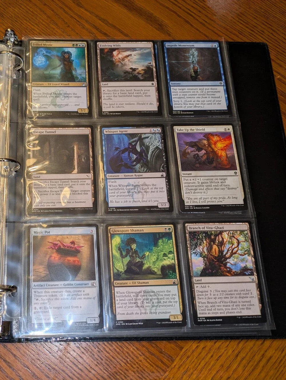 Magic Cards Binder MTG Collection Magic The Gathering Trading Cards Lot WOTC